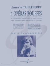 4 Operas Bouffes Study Scores sheet music cover